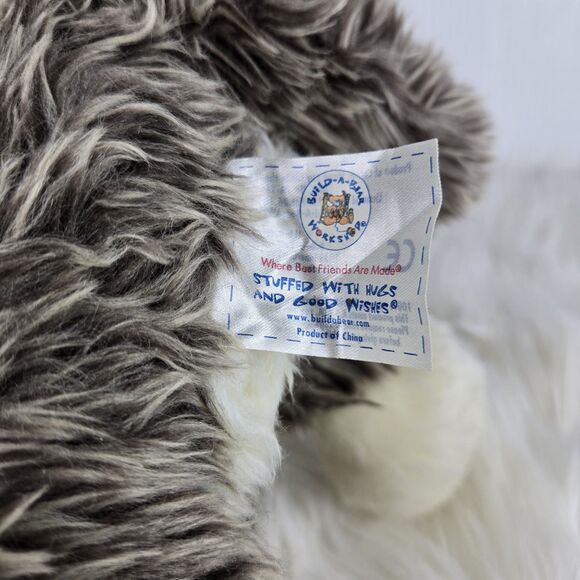 Build-A-Bear Workshop WWF Gray Wolf Plush 12” Retired World Wildlife Fund - Picture 8 of 10